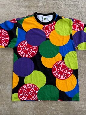 Vintage Cross Colours T Shirt Men’s Size Medium